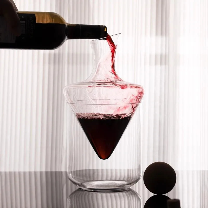 Decanter de Cristal com Balde de Gelo CasaTinto