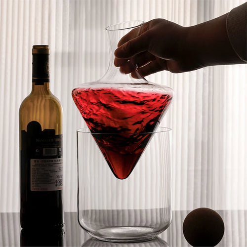 Decanter de Cristal com Balde de Gelo CasaTinto