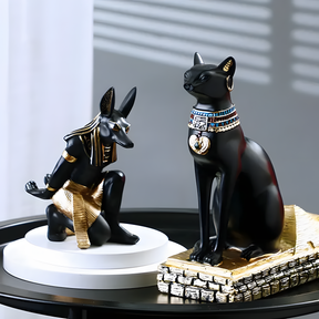 Anubis & Bastet - Porta Garrafas