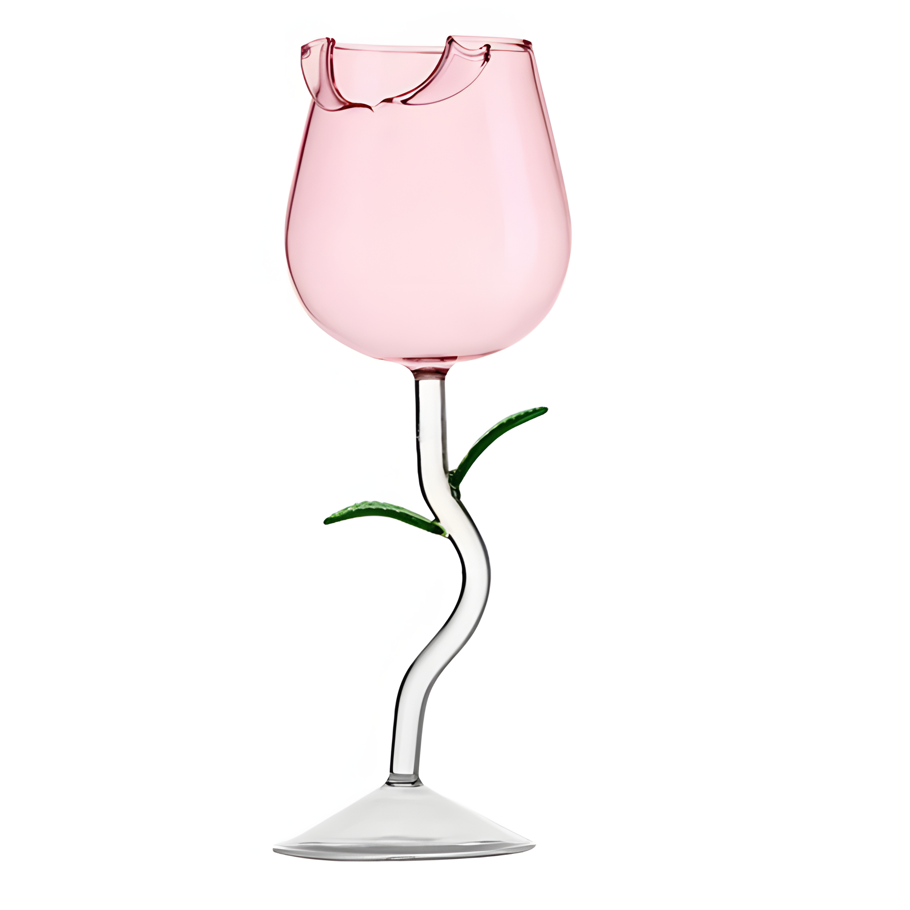 RosaVino - A Taça de Vinho em Forma de Rosa