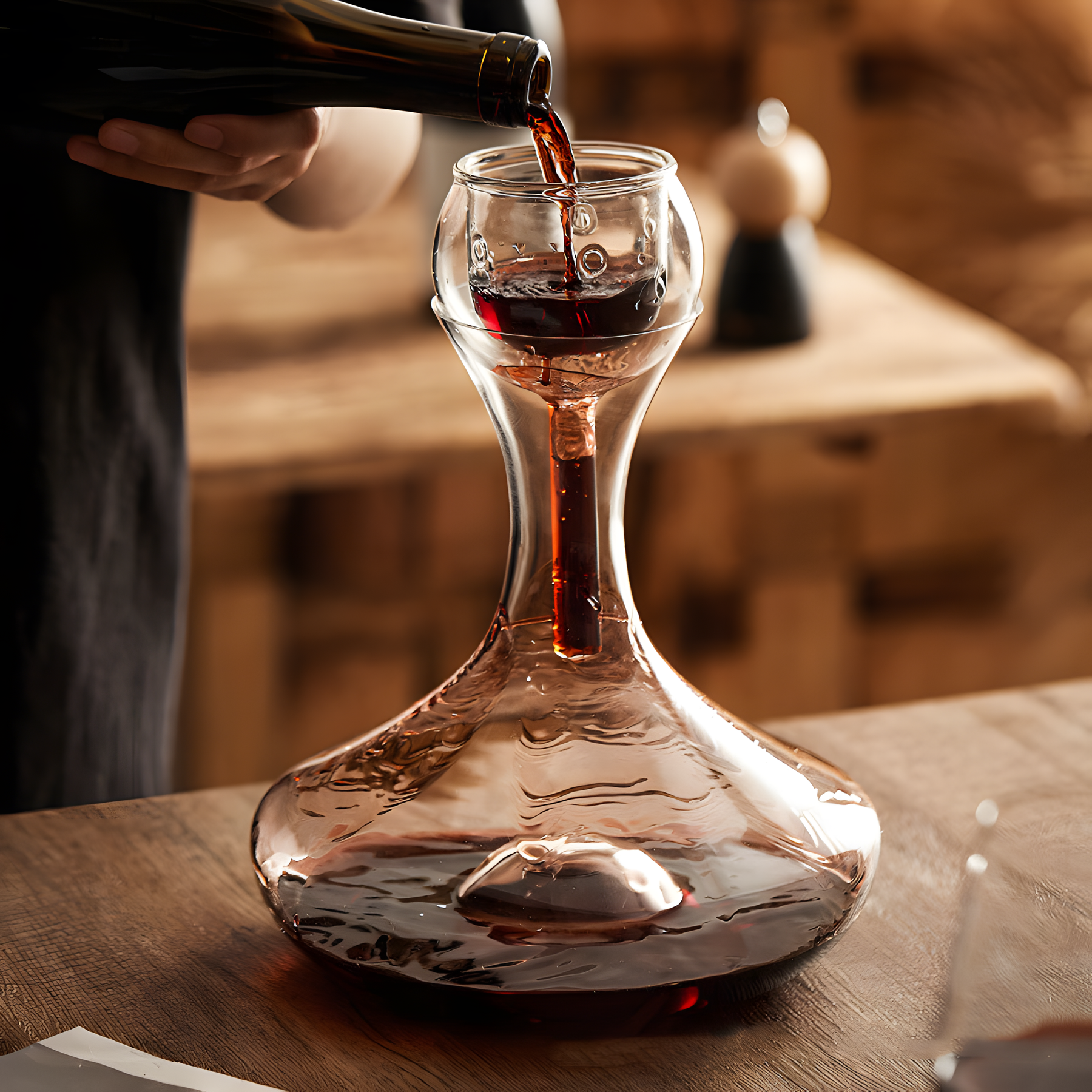 Decanter Essenza di Cristallo - Design Inovador