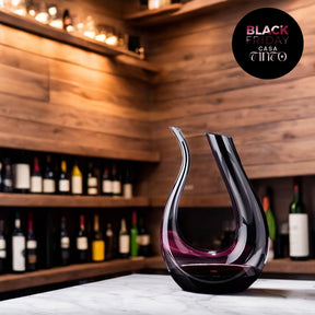 Decanter Cisne Cristal - Transforme Sua Experiência com Vinho