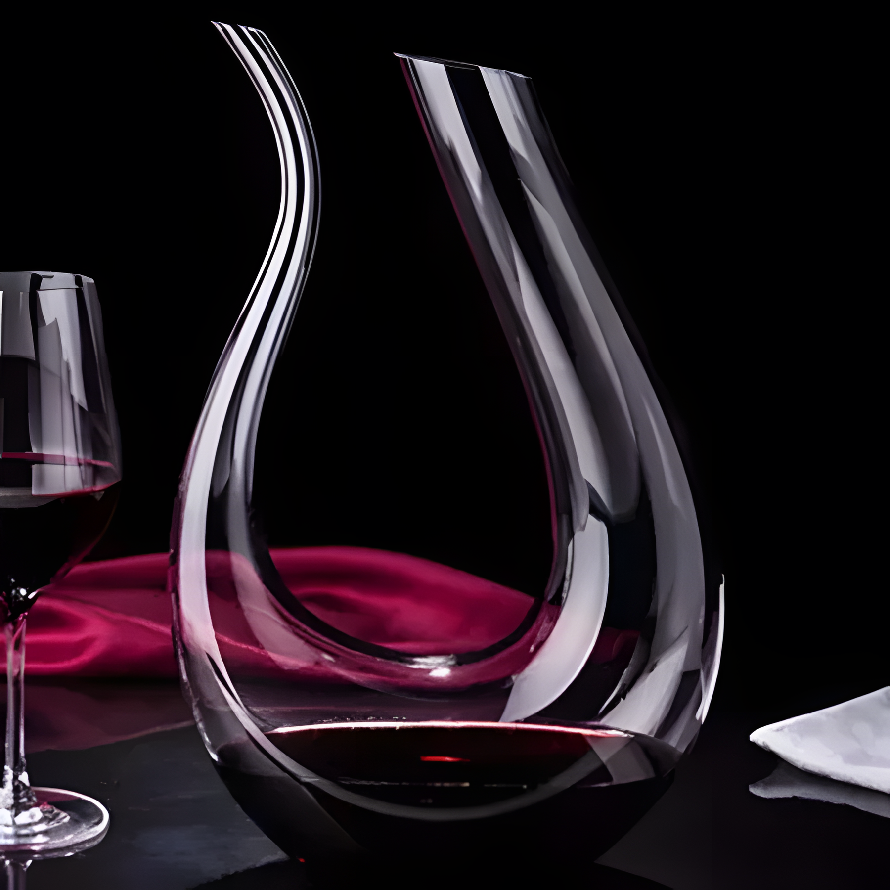 Decanter Cisne Cristal - Transforme Sua Experiência com Vinho