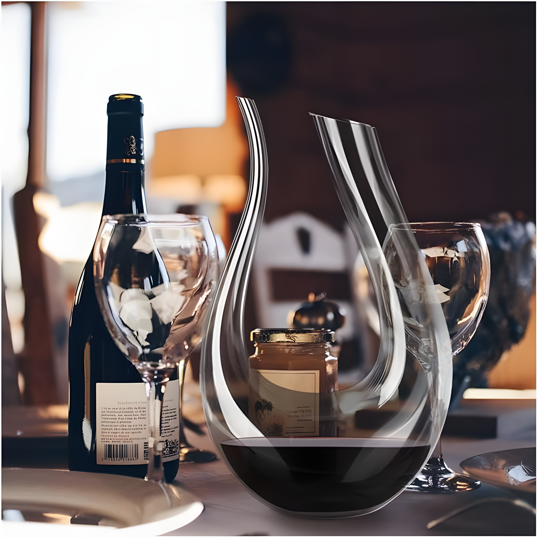 Decanter Cisne Cristal - Transforme Sua Experiência com Vinho