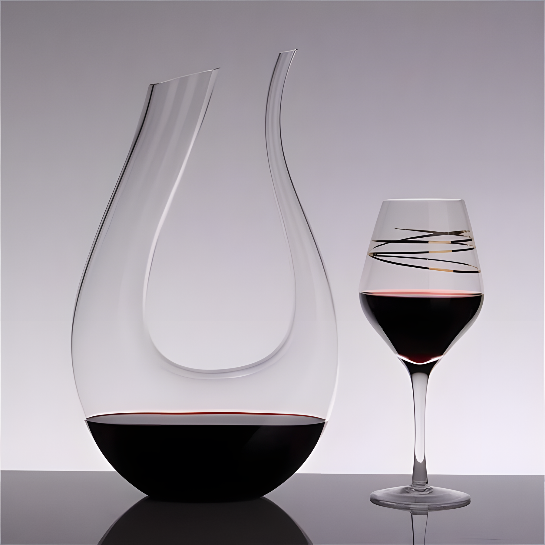 Decanter Cisne Cristal - Transforme Sua Experiência com Vinho